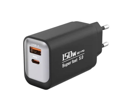⚡ 150W QC+PD 3.0 USB-C AND USB-A SUPER FAST CHARGER – BRUTAL POWER IN MINI SIZE ⚡