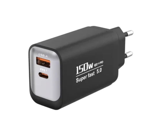 ⚡ 150W QC+PD 3.0 USB-C AND USB-A SUPER FAST CHARGER – BRUTAL POWER IN MINI SIZE ⚡
