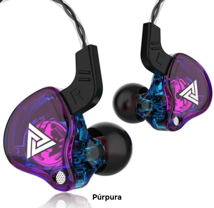 🎧 AURICULARES GAMING QKZ-AK6 HI-RES CON MICRÓFONO HD – SONIDO INMERSIVO Y GRAVES POTENTES