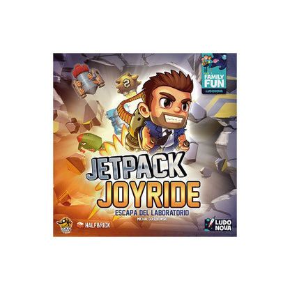 JETPACK JOYRIDE: ESCAPA DEL LABORATORIO | JUEGO DE MESA DE ESTRATEGIA Y VELOCIDAD PARA 1-4 JUGADORES | LUDONOVA