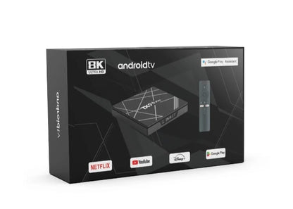 📺 TV BOX TX9 PRO 8GB RAM + 128GB ANDROID TV 8K WIFI DUAL BAND