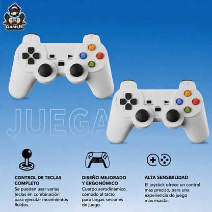 🎮 CONSOLA RETRO G7 ANDROID TV BOX 4K WIFI 6 CON 2 MANDOS Y MÁS DE 15.000 JUEGOS