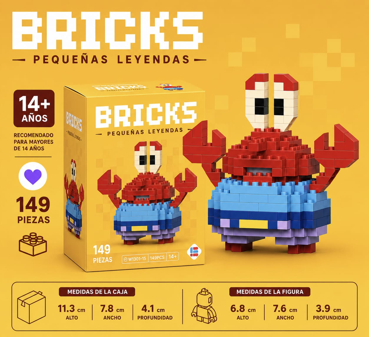 BRICKS PEQUEÑAS LEYENDAS – BLOQUES DE CONSTRUCCIÓN COLECCIONABLES