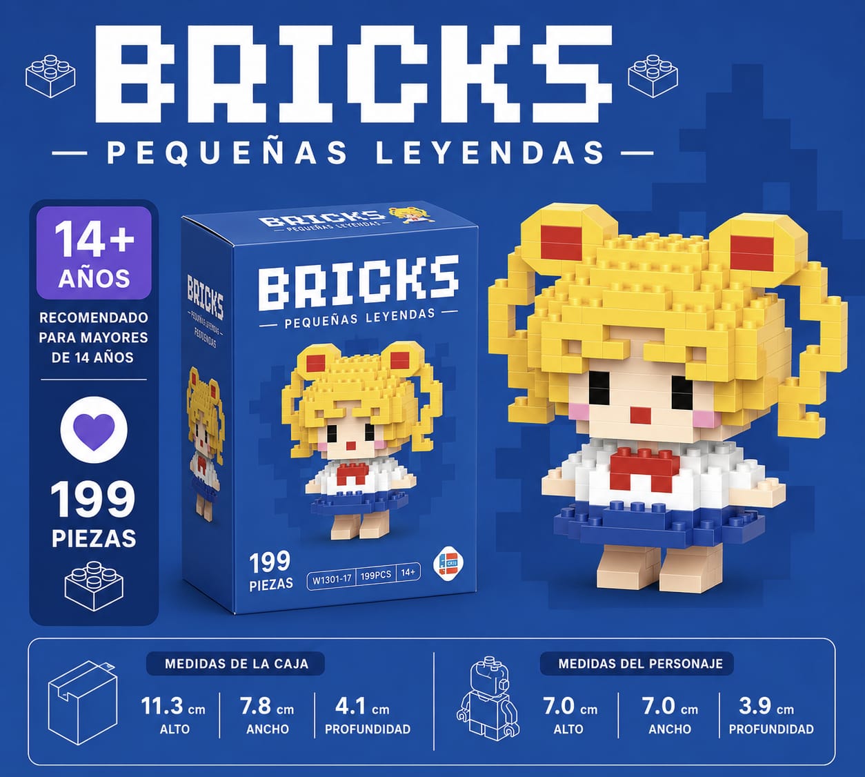 BRICKS PEQUEÑAS LEYENDAS – BLOQUES DE CONSTRUCCIÓN COLECCIONABLES