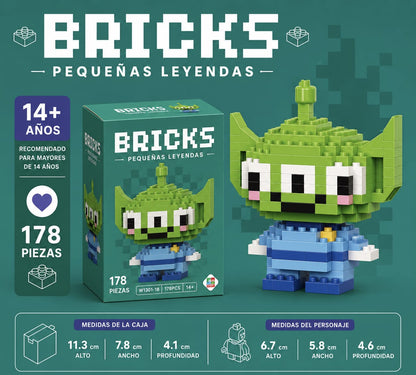 BRICKS PEQUEÑAS LEYENDAS – BLOQUES DE CONSTRUCCIÓN COLECCIONABLES