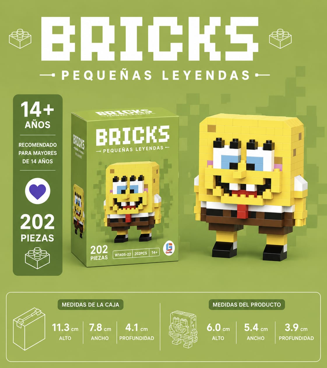 BRICKS PEQUEÑAS LEYENDAS – BLOQUES DE CONSTRUCCIÓN COLECCIONABLES