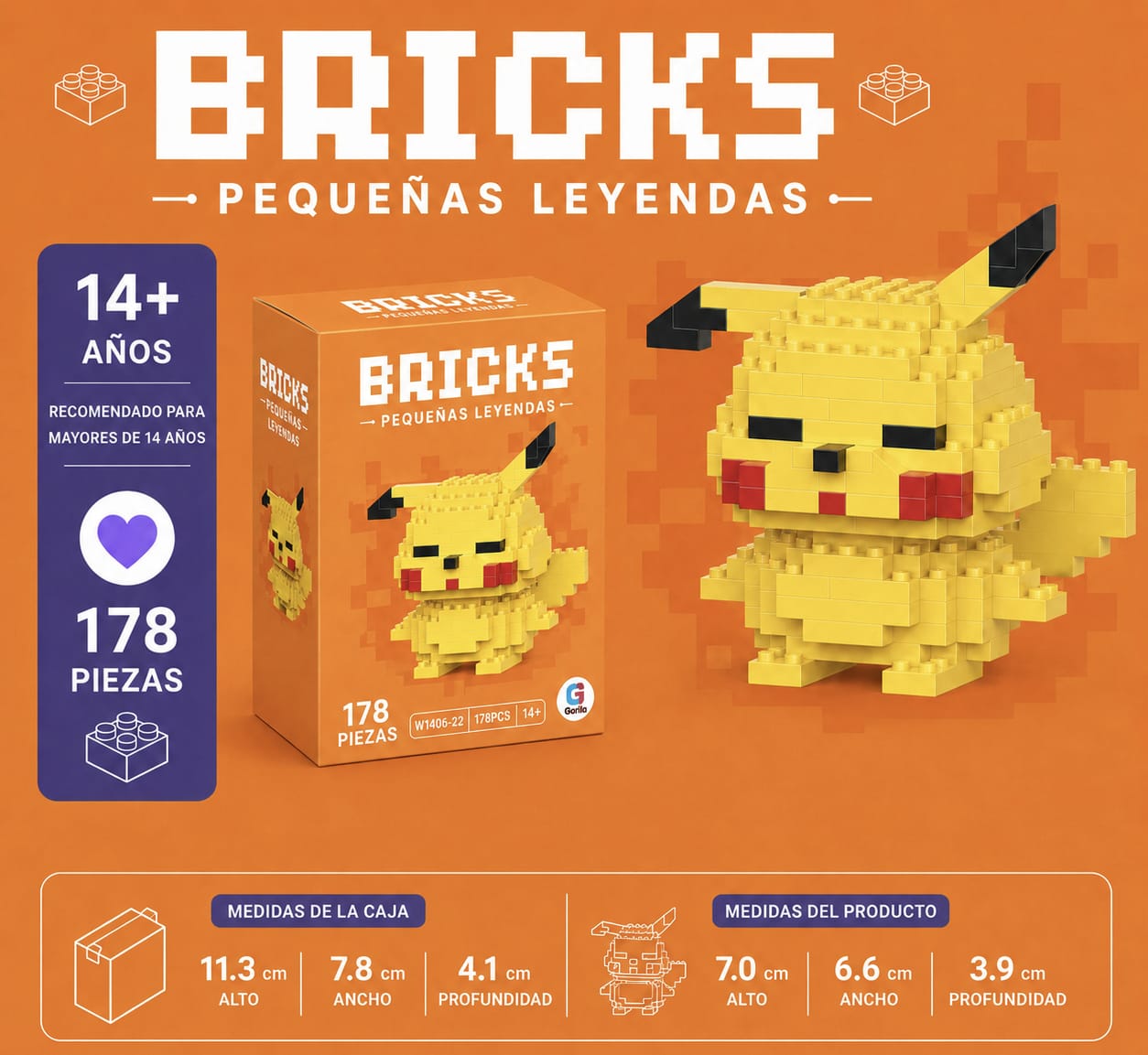 BRICKS PEQUEÑAS LEYENDAS – BLOQUES DE CONSTRUCCIÓN COLECCIONABLES