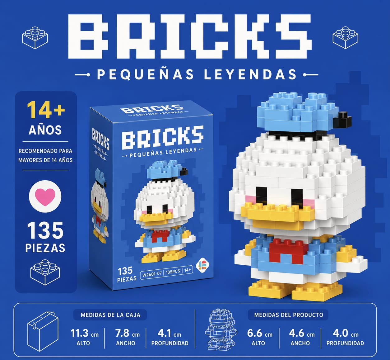 BRICKS PEQUEÑAS LEYENDAS – BLOQUES DE CONSTRUCCIÓN COLECCIONABLES