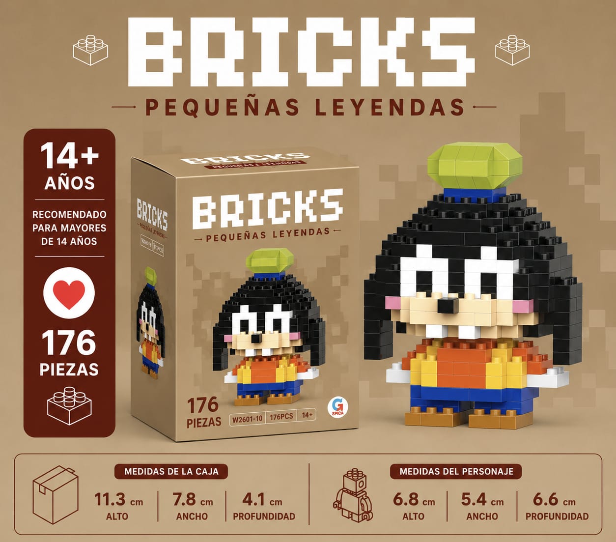 BRICKS PEQUEÑAS LEYENDAS – BLOQUES DE CONSTRUCCIÓN COLECCIONABLES