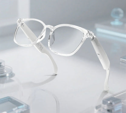 Smart Glasses F19 | Gafas IA con Traducción de +100 Idiomas, Música y Llamadas