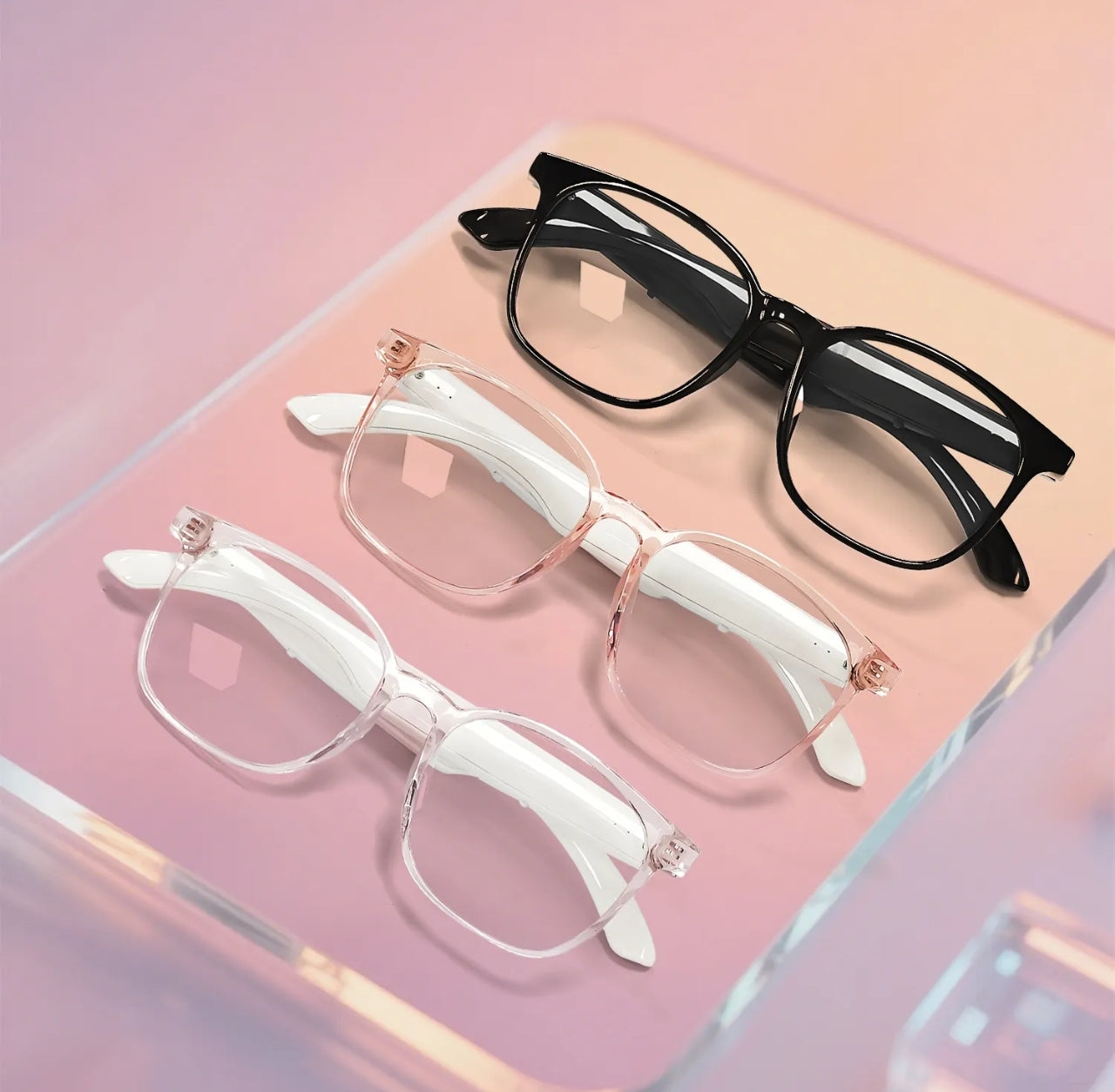 Smart Glasses F19 | Gafas IA con Traducción de +100 Idiomas, Música y Llamadas