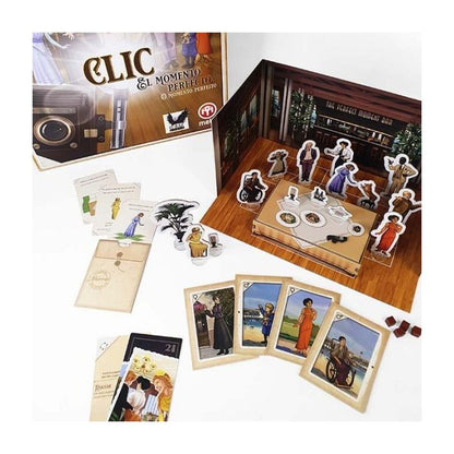 CLIC: EL MOMENTO PERFECTO – JUEGO DE MEMORIA, DEDUCCIÓN Y FOTOS 2-4 JUGADORES