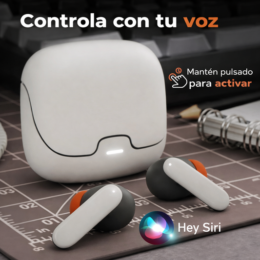 AURICULARES INALÁMBRICOS 36S BLUETOOTH 5.3 CON ENC, 100H AUTONOMÍA, BAJOS POTENTES Y MODO GAMING