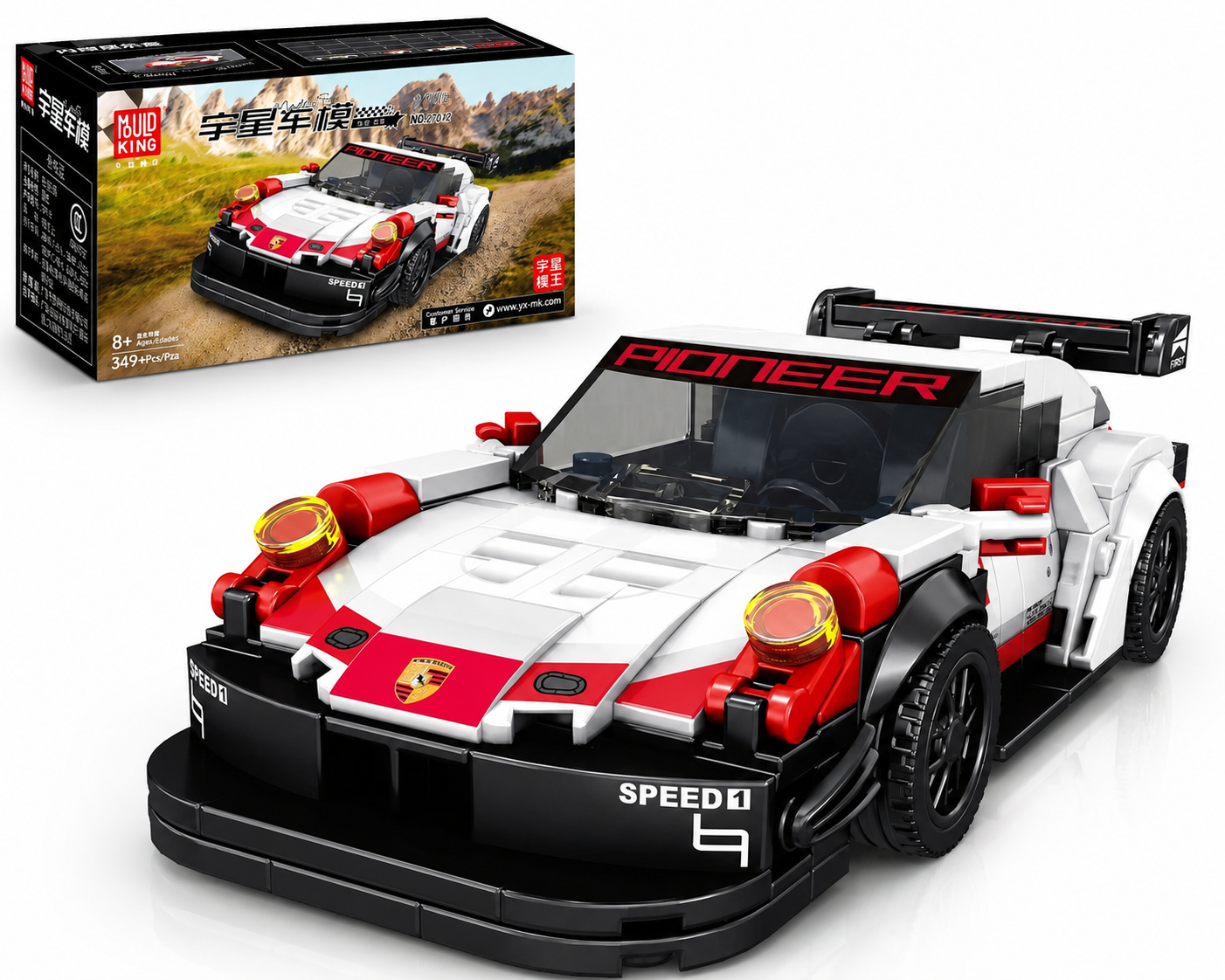 BLOQUES DE CONSTRUCCIÓN MINI MOTOR LEGEND | COLECCIÓN DE VEHÍCULOS DEPORTIVOS Y CLÁSICOS