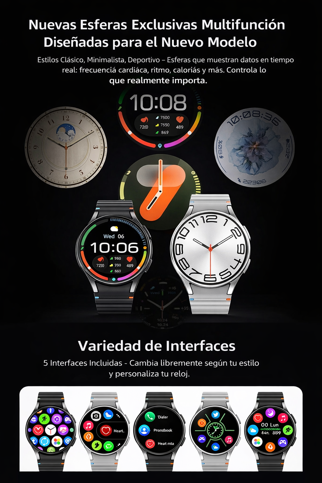 SMARTWATCH WATCH 7 MAX BLUETOOTH IP68 PANTALLA HD MONITOR SALUD DEPORTE LLAMADAS