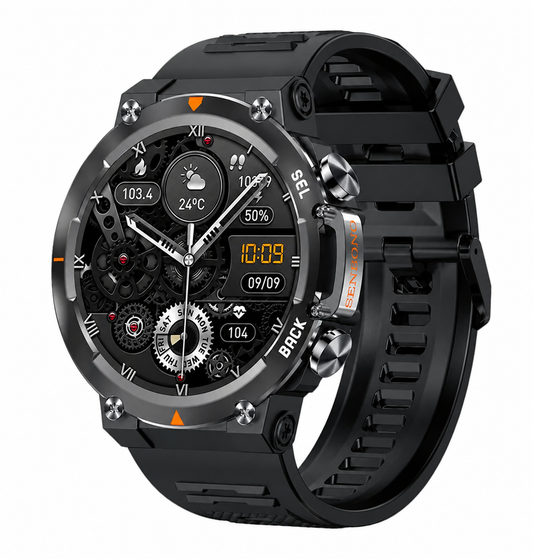 SMARTWATCH SENBONO MAX18 AMOLED 1,43" CON LLAMADAS BLUETOOTH, IP68 Y MÁS DE 100 MODOS DEPORTIVOS