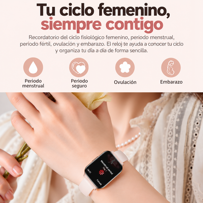 SMARTWATCH VALDUS VS18 CON LLAMADAS BLUETOOTH, PANTALLA TÁCTIL HD DE 1,75” Y MONITOR DE ACTIVIDAD IP68