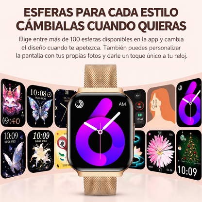 SMARTWATCH VALDUS VS18 CON LLAMADAS BLUETOOTH, PANTALLA TÁCTIL HD DE 1,75” Y MONITOR DE ACTIVIDAD IP68