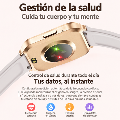 SMARTWATCH VALDUS VS18 CON LLAMADAS BLUETOOTH, PANTALLA TÁCTIL HD DE 1,75” Y MONITOR DE ACTIVIDAD IP68