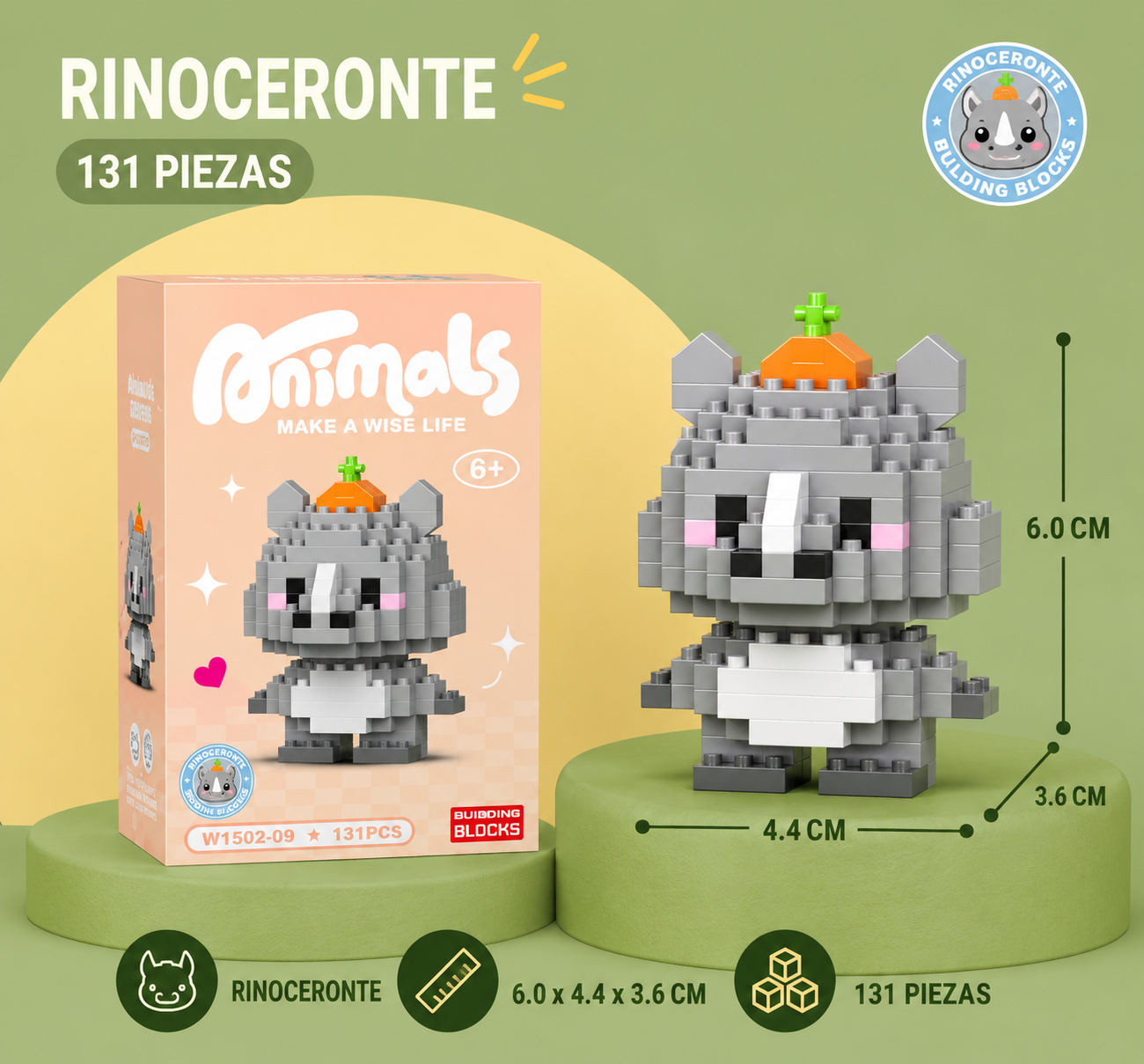 BLOQUES DE CONSTRUCCIÓN ANIMALS