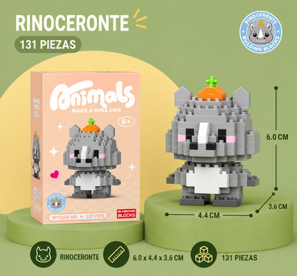 BLOQUES DE CONSTRUCCIÓN ANIMALS