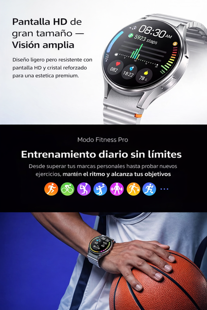 SMARTWATCH WATCH 7 MAX BLUETOOTH IP68 PANTALLA HD MONITOR SALUD DEPORTE LLAMADAS