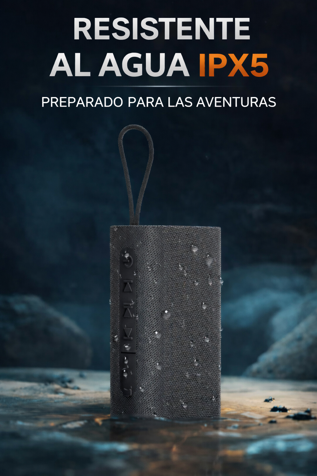 ALTAVOZ BLUETOOTH PORTÁTIL 03C – 10W, IPX5, RGB, TF Y AUX MINI JACK