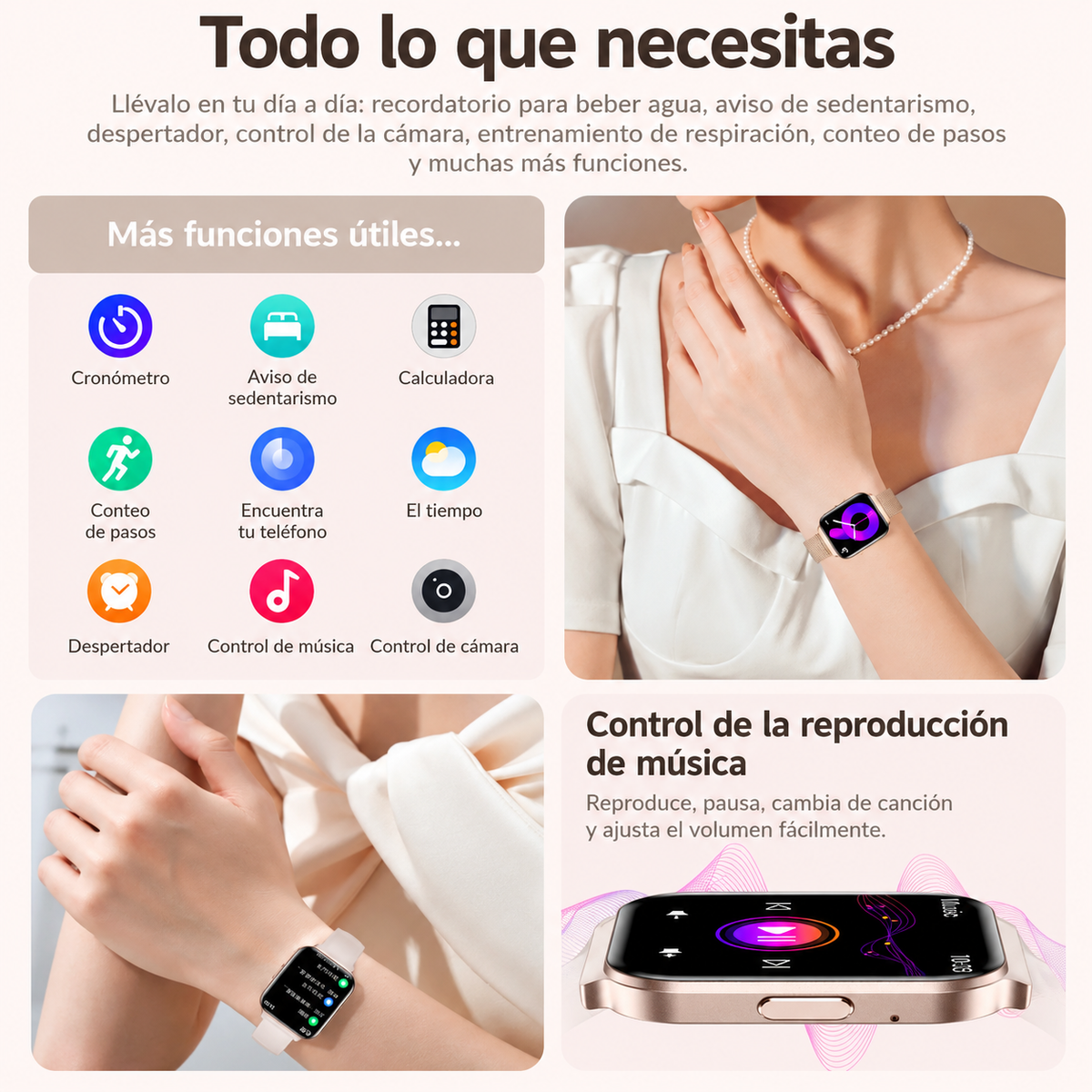 SMARTWATCH VALDUS VS18 CON LLAMADAS BLUETOOTH, PANTALLA TÁCTIL HD DE 1,75” Y MONITOR DE ACTIVIDAD IP68