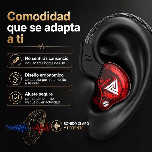 🎧 AURICULARES GAMING QKZ-AK6 HI-RES CON MICRÓFONO HD – SONIDO INMERSIVO Y GRAVES POTENTES
