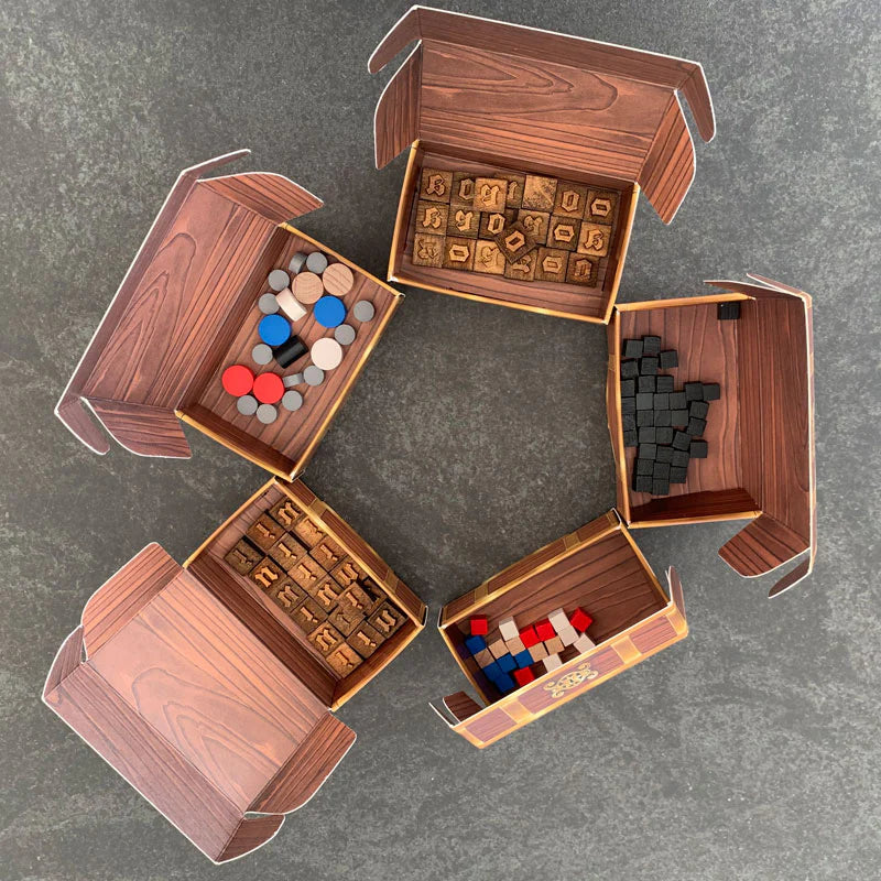 GUTENBERG JUEGO DE MESA ESTRATÉGICO DE IMPRENTA Y GESTIÓN MEDIEVAL