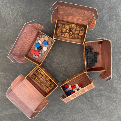 GUTENBERG JUEGO DE MESA ESTRATÉGICO DE IMPRENTA Y GESTIÓN MEDIEVAL
