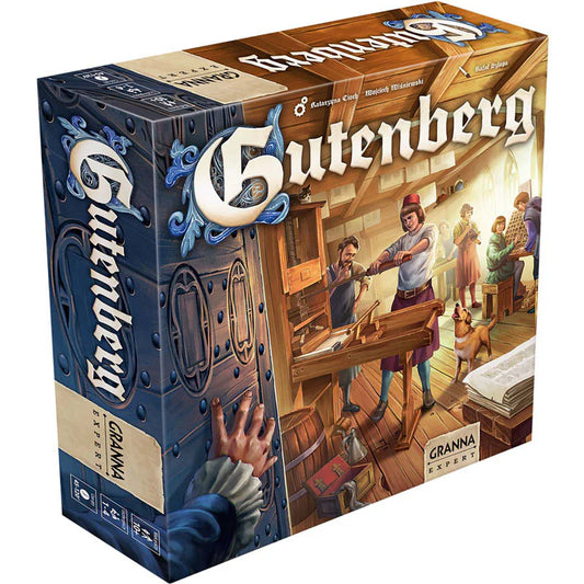 GUTENBERG JUEGO DE MESA ESTRATÉGICO DE IMPRENTA Y GESTIÓN MEDIEVAL