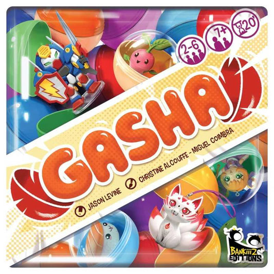 GASHA JUEGO DE MESA CARTAS FAMILIAR TRÁNJIS GAMES – COLECCIÓN, AZAR Y ESTRATEGIA RÁPIDA 2-6 JUGADORES