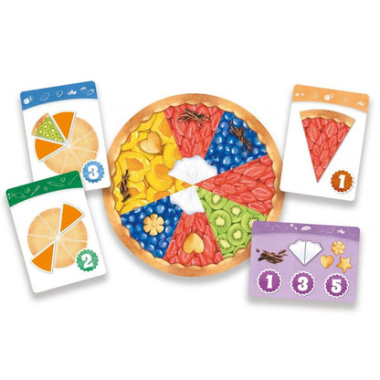 JUEGO DE MESA PIECE OF PIE ESTRATEGIA FAMILIAR CARTAS Y TARTAS 2-4 JUGADORES