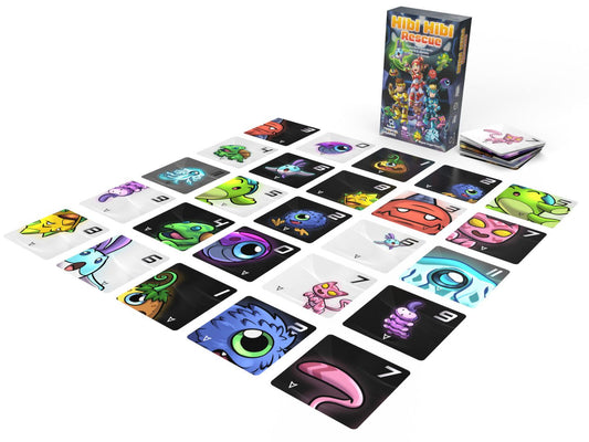 HIBI HIBI RESCUE JUEGO DE MESA INFANTIL EDUCATIVO DE CARTAS | RESCATE GALÁCTICO, SUMAS HASTA 13 Y ESTRATEGIA FAMILIAR