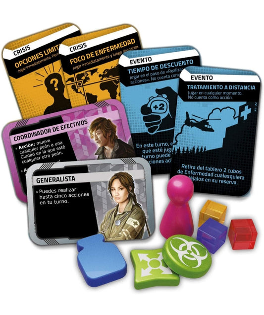 PANDEMIC ZONA 0 NORTEAMÉRICA – JUEGO DE MESA COOPERATIVO RÁPIDO DE ESTRATEGIA Y SUPERVIVENCIA