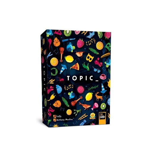 TOPIC – JUEGO DE MESA DE PALABRAS, RAPIDEZ Y RISA ASEGURADA