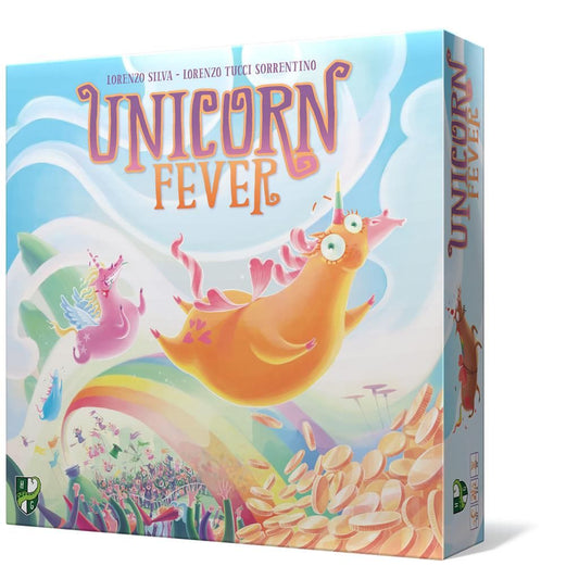 UNICORN FEVER JUEGO DE MESA DE APUESTAS Y CARRERAS DE UNICORNIOS CON CARTAS Y MAGIA 2-6 JUGADORES