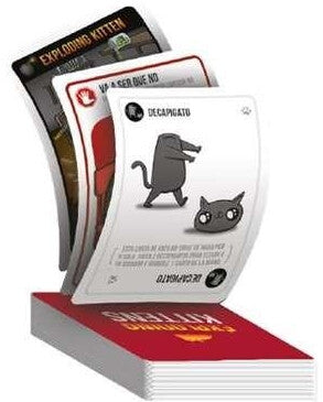 ZOMBIE KITTENS JUEGO DE CARTAS ORIGINAL – PARTY GAME DIVERTIDO CON GATOS EXPLOSIVOS Y REVIVIDOS PARA 2-5 JUGADORES